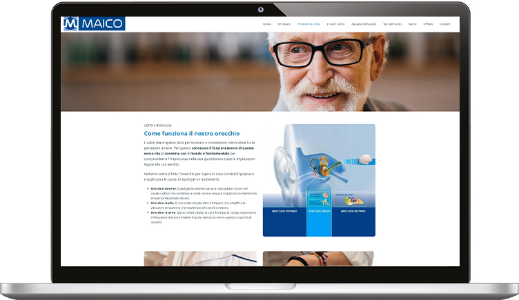 realizzazione-sito-web-maico-netbook realizzazione sito web maico